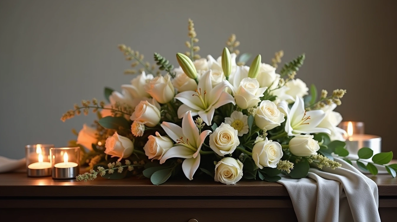 Organisation pratique de la livraison de fleurs pour un enterrement